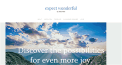 Desktop Screenshot of expectwonderful.com